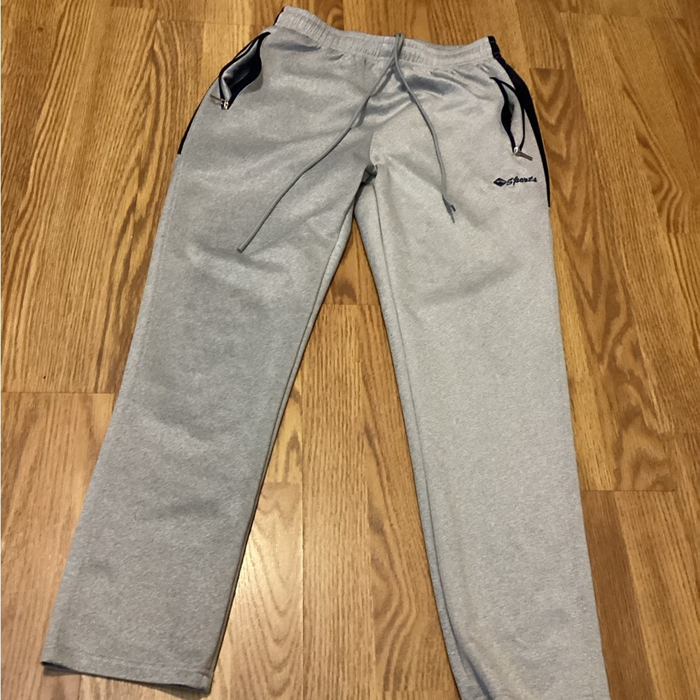 Women’s pants size S brand Sports color gray and black with drawings
